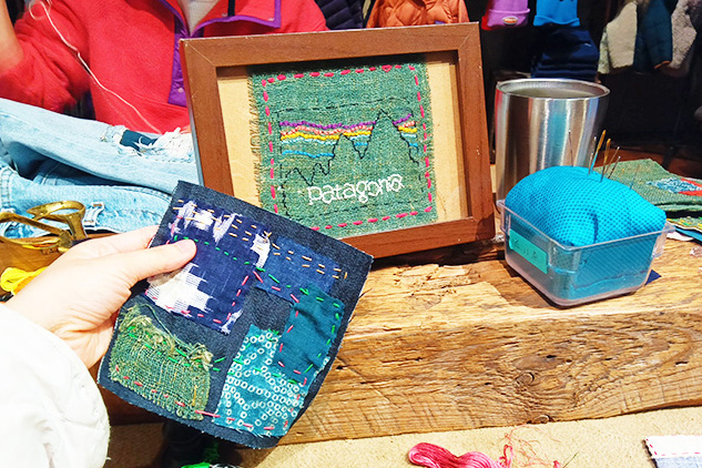 「パタゴニア・東京」刺し子