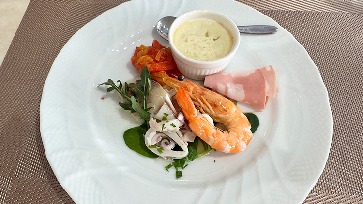 「トラットリア かおり」本日の前菜盛り合わせ