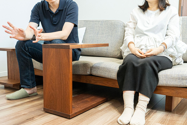 家探しについてインタビューに答えるご夫婦
