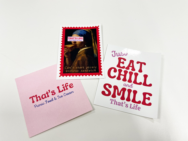 「That's Life」ステッカー