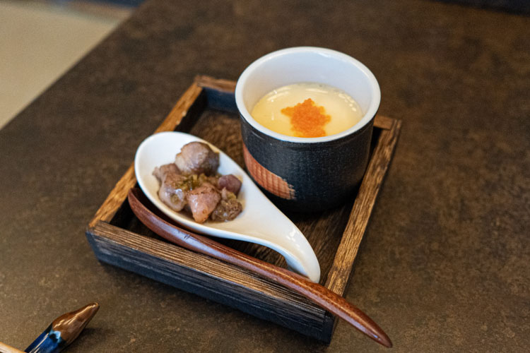 「和牛とお出汁」のお通し