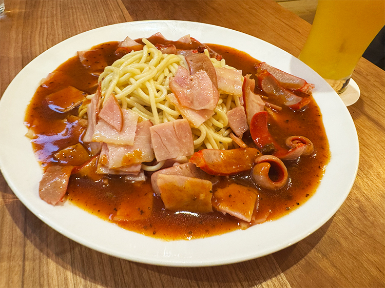 「親父のあんかけパスタ、」ミラネーズ