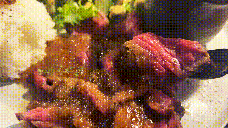 「東京路亜」ローストビーフGIF