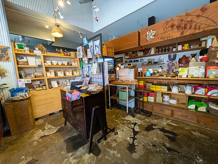 「fujiyacoffee」物販コーナー