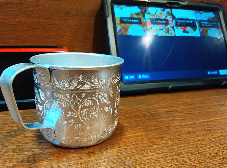 「タイ料理居酒屋 キングサイアム吉祥寺」タブレット