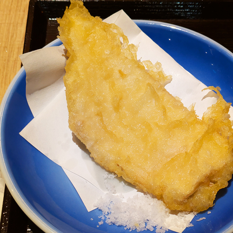 「幻の五島うどん ばらか 吉祥寺店」ジャンボとり天