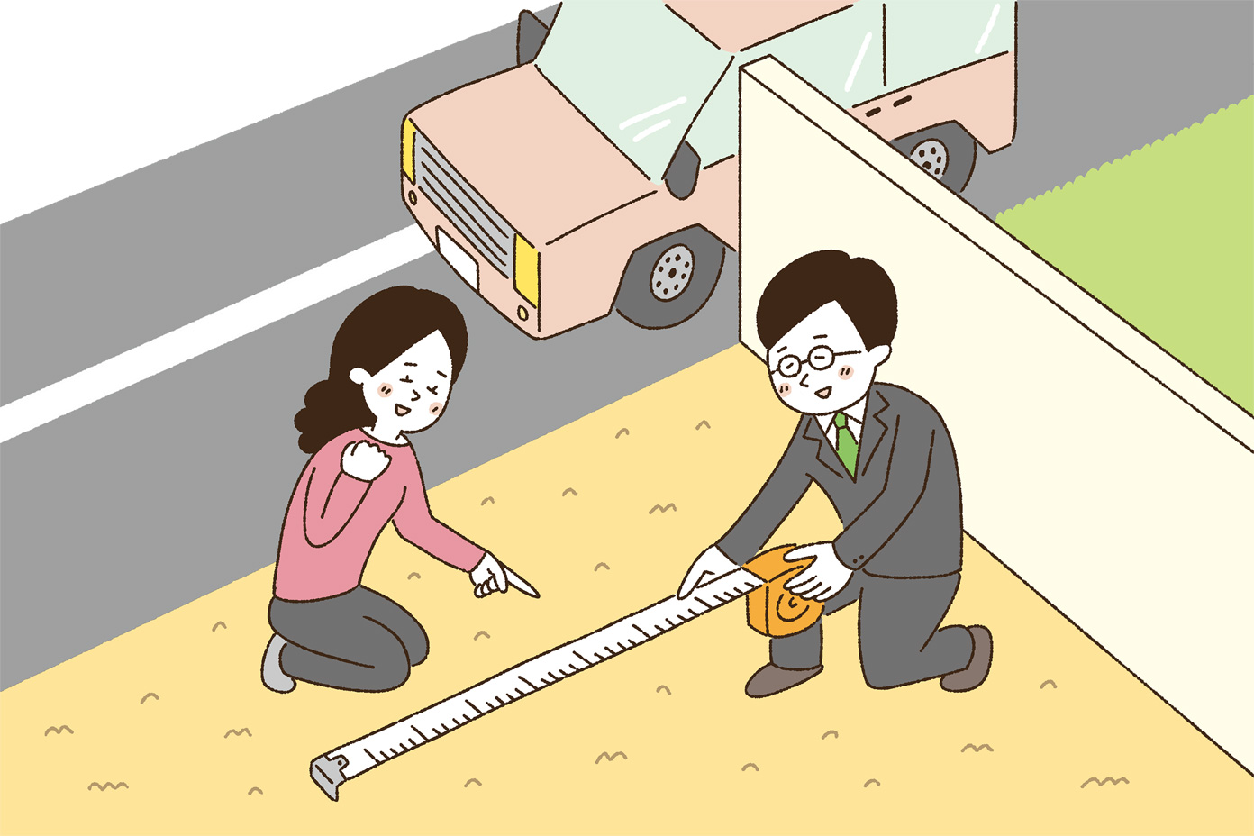 接道義務を満たしているか現地実測